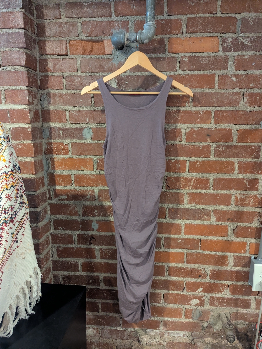 Velvet by Graham & Spencer Sleeveless Taupe Maxi Dress